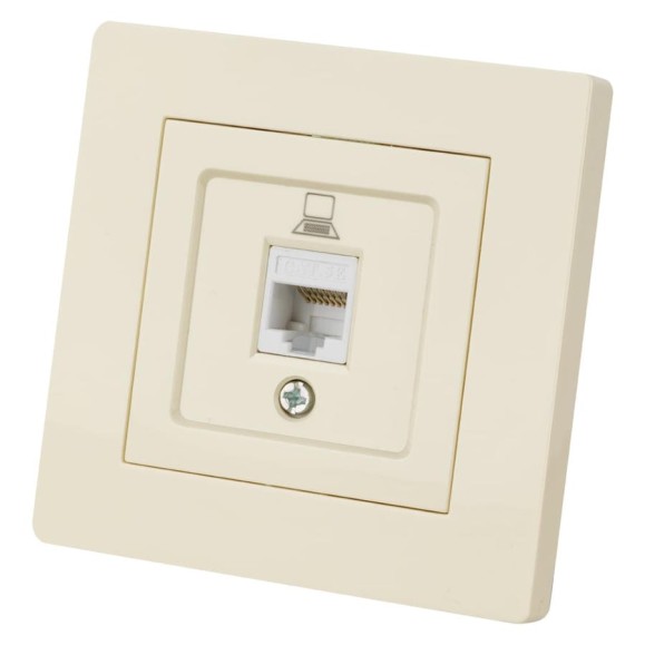 Розетка TDM ELECTRIC компьютерная RJ45 сл. кость "Сенеж" SQ1816-0143