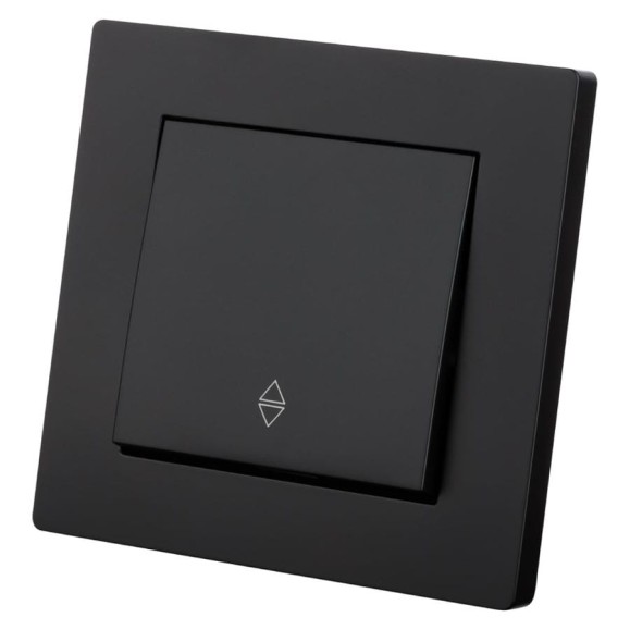 Выключатель TDM ELECTRIC на 2 направления 1 клавишный 10А черный Сенеж TDM SQ1816-0306 Выключатель TDM ELECTRIC на 2 направления 1 клавишный 10А черный Сенеж TDM SQ1816-0306