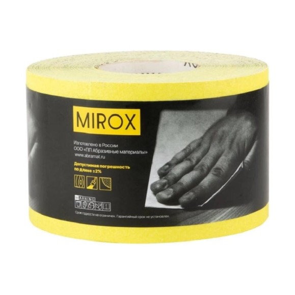 Рулон шлифовальный на бумажной основе MIROX SE 115мм x 50м Р40 MXSE11505040 Рулон шлифовальный на бумажной основе MIROX SE 115мм x 50м Р40 MXSE11505040
