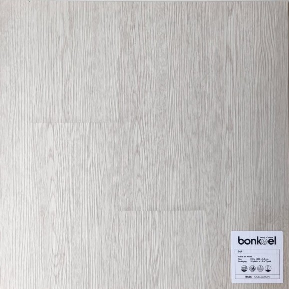 Плитка ПВХ замковая SPC Bonkeel Бэйс 144, 3,5x150x1200 мм (1,8 м²/10 шт) 644679