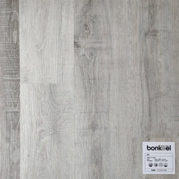 Плитка ПВХ замковая SPC Bonkeel Бэйс 241, 3,5x150x1200 мм (1,8 м²/10 шт) 644675