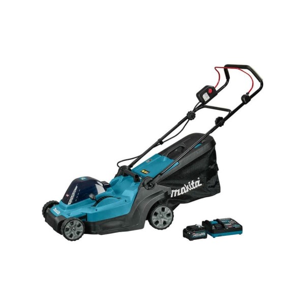 Аккумуляторная газонокосилка Makita XGT 40vMAX, 740Вт, ширина 42см, травосб. 50л, 3в1,(BL4040; DC40RC) LM004GM103