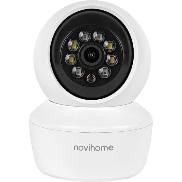 Камера видеонаблюдения Novihome Wi-Fi ATRIA v., 3 Мп 12 к/с, объектив фиксированный 3.6 мм, внутренняя, DC 5В, микрофон, динамик, слот для MicroSD, Wi-Fi 1516