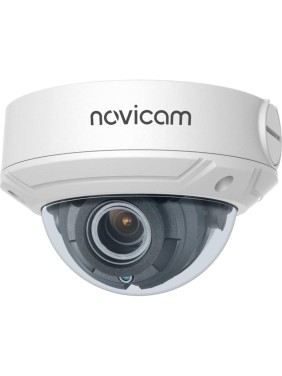 IP видеокамера купольная Novicam PRO 27  v. - антивандальная IK10, матрица 1/2.8 CMOS, 2 Мп 25/30 к/с, объектив вариофокальный 2.8-12 мм, уличная всепогодная IP67, И 1283
