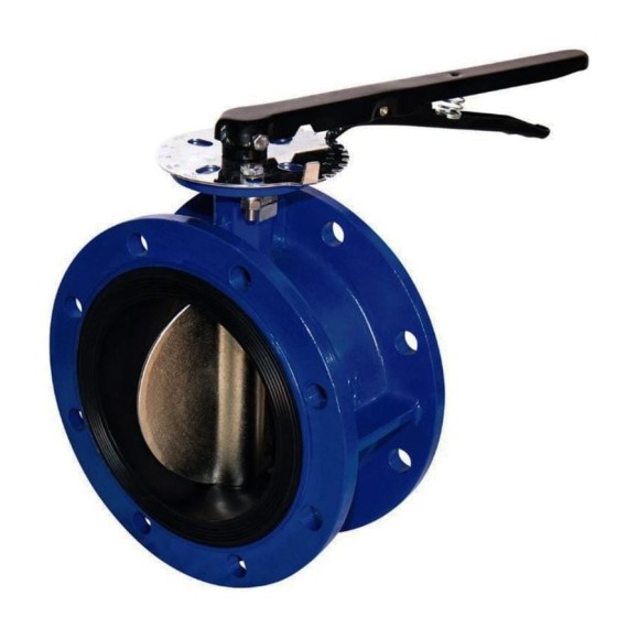 Затвор дисковый DN.ru GGG40-304-EPDM-2W-F-H Ду200 Ру16 фланцевый, с рукояткой D050-55957 Затвор дисковый DN.ru GGG40-304-EPDM-2W-F-H Ду200 Ру16 фланцевый, с рукояткой D050-55957