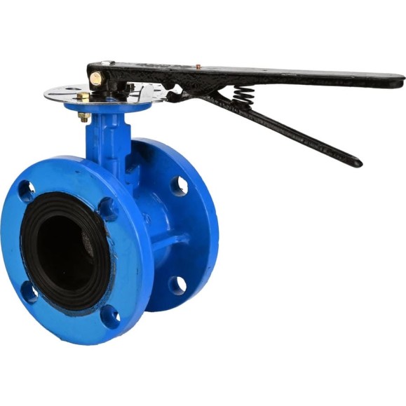 Затвор дисковый DN.ru GGG40-GGG40-EPDM-2W-F-R Ду250 Ру16 фланцевый, с редуктором, с ISO-фланцем F10, квадрат штока 22х22 D050-87897