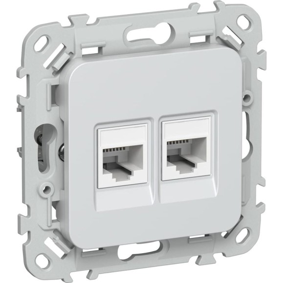 Розетка 2-я компьютерная IEK FLITE RJ45 кат.5Е UTP РК5е-2-0-ФлЖ жемчуг FI-K22-1-K36 Розетка 2-я компьютерная IEK FLITE RJ45 кат.5Е UTP РК5е-2-0-ФлЖ жемчуг FI-K22-1-K36