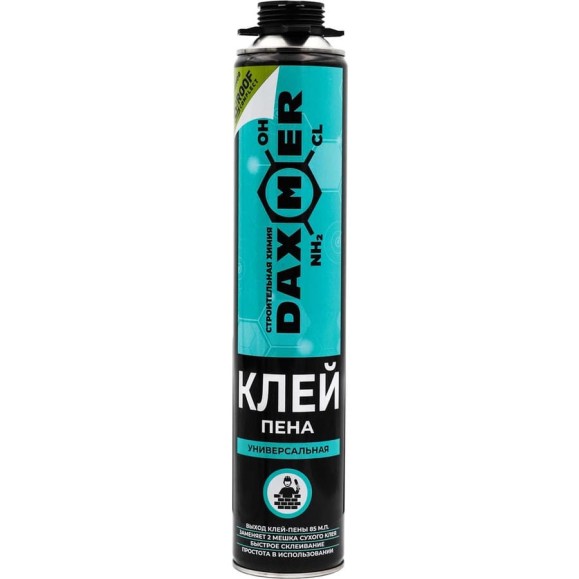 Клей-пена профессиональная универсальная Daxmer 1000 гр 00-00458219