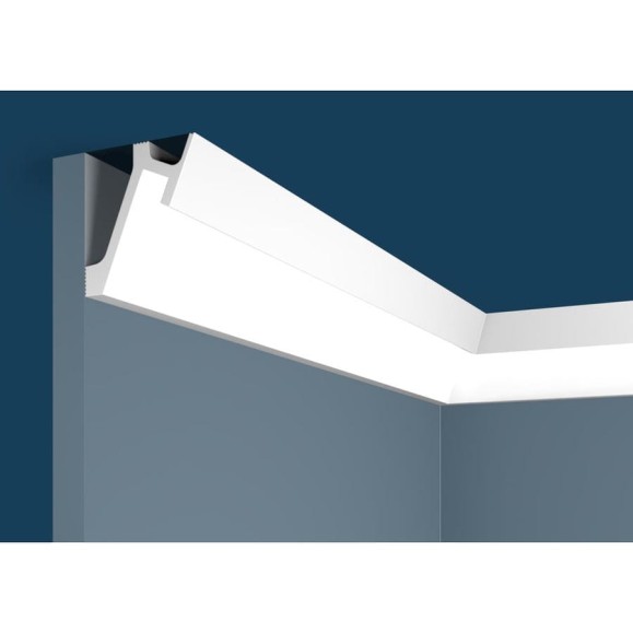 Карниз, плинтус потолочный Cosca Decor 72х65х2000мм Экополимер KX052 00-00072610 Карниз, плинтус потолочный Cosca Decor 72х65х2000мм Экополимер KX052 00-00072610