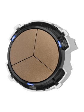 Выключатель TDM ELECTRIC проходной 3-кл. кнопочный механизм 16а 250в бронза "байкал" SQ1819-0427