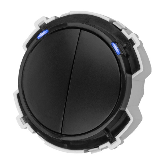 Выключатель TDM ELECTRIC 2-кл. 16а 250в проходной кнопочный механизм агат, "байкал" SQ1819-0225