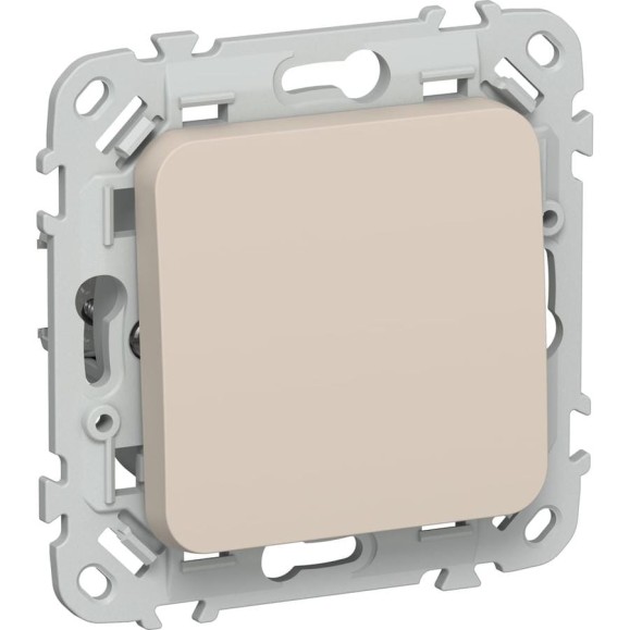 Выключатель IEK FLITE 1-клавишный, проходной, 10А ВС61-1-0-ФлЛ льняной FI-V12-0-10-1-K88