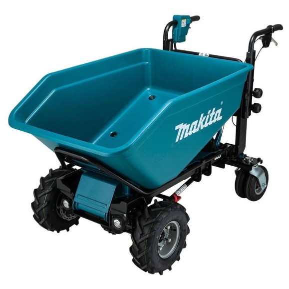 Тележка аккумуляторная Makita LXT BL 36В, нагрузка до 300кг, подъем до 12%, скорость 0-5км/ч, назад 0-1км/ч DCU602Z