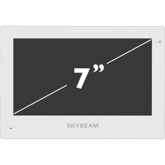 Монитор видеодомофона SkyBeam с сенсорным экраном и WI FI, 7, белый 95703HPWH Монитор видеодомофона SkyBeam с сенсорным экраном и WI FI, 7, белый 95703HPWH