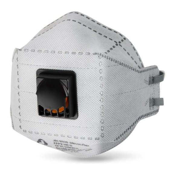 Респиратор FFP2 NR D Jeta Safety с клапаном угольный (20 шт) трехпанельный, JM-9326-pack Респиратор FFP2 NR D Jeta Safety с клапаном угольный (20 шт) трехпанельный, JM-9326-pack