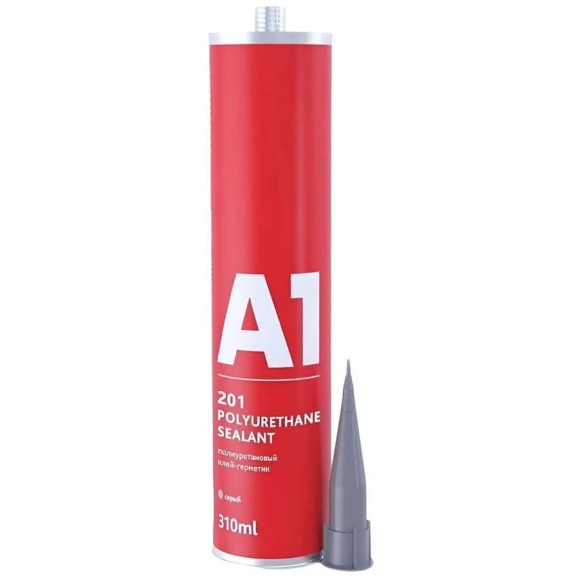 Полиуретановый клей-герметик А1 201 Polyurethane sealant 310 мл, серый A1 201SG-310
