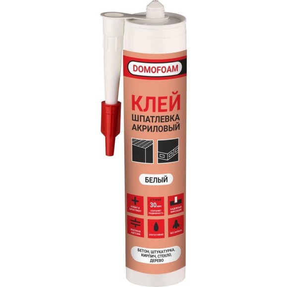 Клей-шпатлевка акриловый DOMOFOAM 0,4 белый 9782092