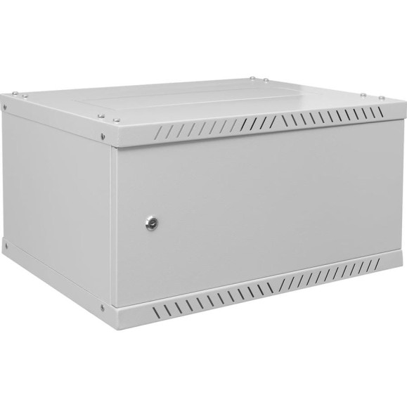 Шкаф ЭПМ ШТК серии А навесной 6U (600x310х350), дверь металл, RAL7035 28386