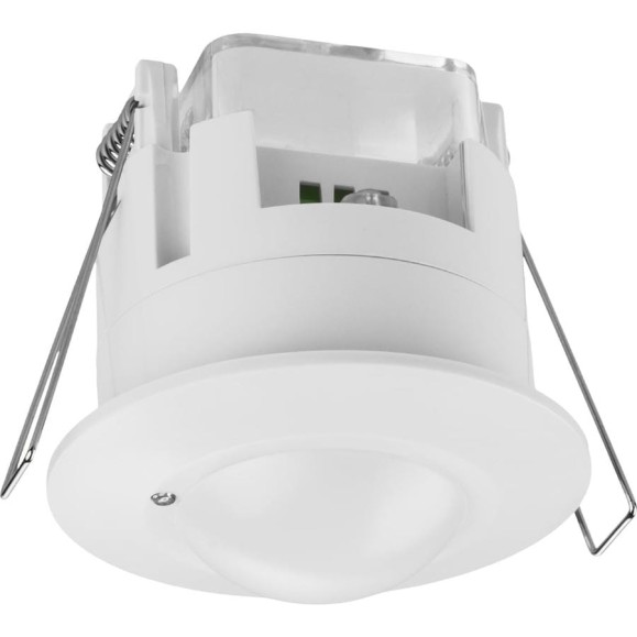 Датчик движения TDM ELECTRIC ДДМ-04Т 5,8ГГц, 65мм, 1200Вт, 10-720с, 1-8м, 3+лк, 180 сбоку+360 сверху гр, IP20 SQ0324-0029