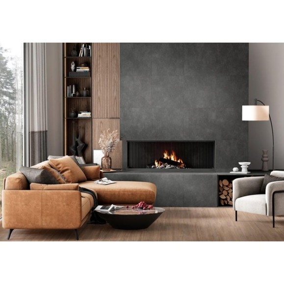 Керамогранит Бетон Про / Beton PRO матовый AlmaCeramica 600х1200х8,5 1,44м2 (2 шт в уп) графит GFU60120BTP20R
