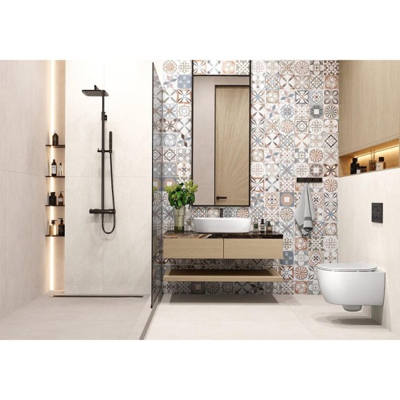 Керамогранит Бетон Про / Beton PRO матовый AlmaCeramica 600х1200х8,5 1,44м2 (2 шт в уп) бежевый GFU60120BTP40R