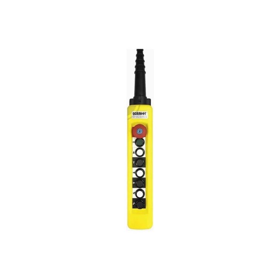 Пульт управления OCALIFT 6 кнопок 1 скорость, стоп, старт, для кран балки, IP65 XAC-A871 Пульт управления OCALIFT 6 кнопок 1 скорость, стоп, старт, для кран балки, IP65 XAC-A871