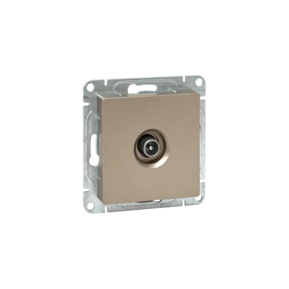 Механизм розетки EKF TV, оконечная, шампань, Эпика UP1-SOC-TV-3