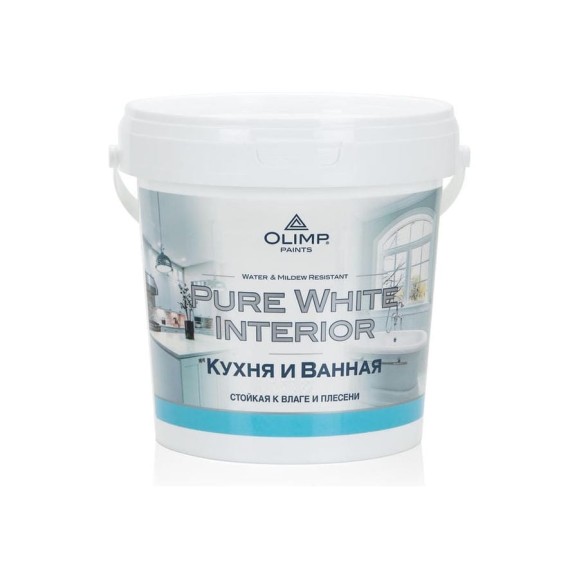 Краска для кухни и ванной OLIMP RAL 1019 0,9л*6 35455 Краска для кухни и ванной OLIMP RAL 1019 0,9л*6 35455