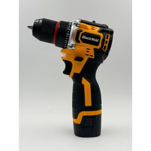 Бесщеточная аккумуляторная дрель-шуруповерт BlackWeld JZ10-2Y 18V 2.0Ah 150171 Бесщеточная аккумуляторная дрель-шуруповерт BlackWeld JZ10-2Y 18V 2.0Ah 150171