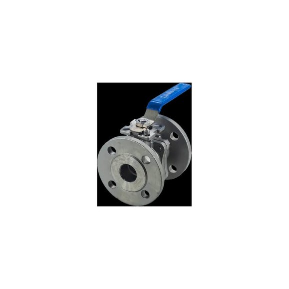 Кран шаровый фланцевый под привод NEWKEY нержавеющий (2PC), AISI304 DN40 (1_1/2), (CF8), PN40 NK-BFtph(2PC)40/4