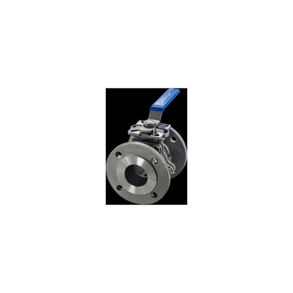 Кран шаровый фланцевый под привод NEWKEY нержавеющий (2PC), AISI304 DN65 (2_1/2), (CF8), PN40 NK-BFtph(2PC)65/4