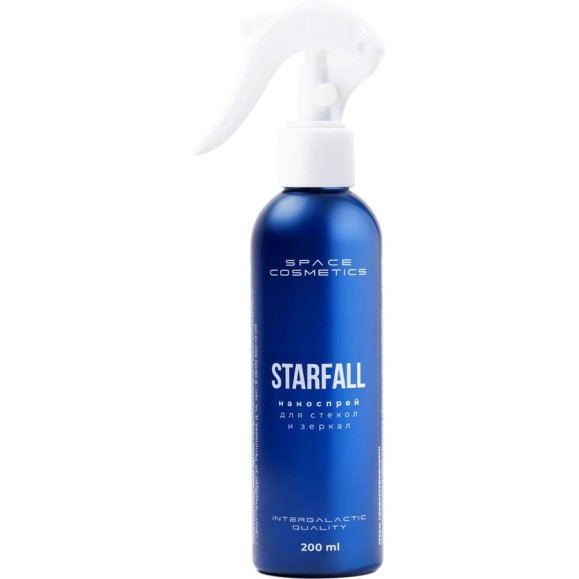 Спрей Space Cosmetics Starfall нано для стёкол и зеркал, 200 мл SC-STF-200 Спрей Space Cosmetics Starfall нано для стёкол и зеркал, 200 мл SC-STF-200
