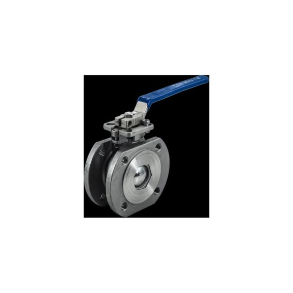 Кран шаровый межфланцевый под привод NEWKEY нержавеющий (1PC), AISI304 DN200 (8), (CF8), PN40 NK-BIFph200/4