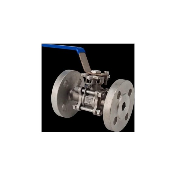 Кран шаровый фланцевый под привод NEWKEY нержавеющий (3PC), AISI316 DN50 (2), (CF8M), PN40 NK-BFph50/6 Кран шаровый фланцевый под привод NEWKEY нержавеющий (3PC), AISI316 DN50 (2), (CF8M), PN40 NK-BFph50/6