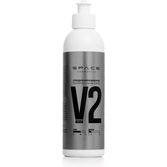 Среднеабразивная полировальная паста Space Cosmetics V2 200мл SCV2-02 Среднеабразивная полировальная паста Space Cosmetics V2 200мл SCV2-02