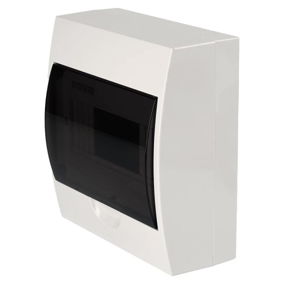Бокс настенный STEKKER EBX50-5/08-50 8 модулей, белый, пластик, IP50, серия ArcaLight 50520 Бокс настенный STEKKER EBX50-5/08-50 8 модулей, белый, пластик, IP50, серия ArcaLight 50520