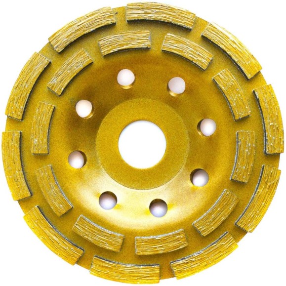 Алмазная чашка зачистная Gramex 125x22,2 мм двухрядная (50/100) 015290