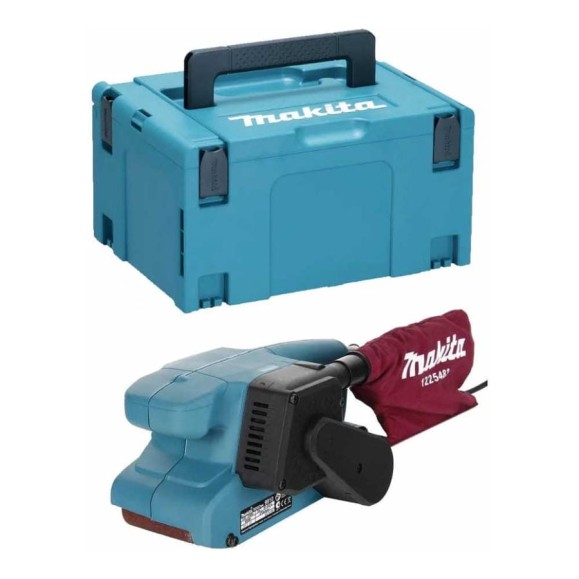 Машина шлифовальная ленточная Makita 650Вт 76х457мм 270 об/мин. Makpac 3 9910J