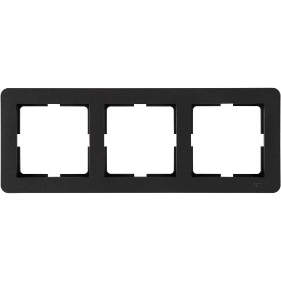 Рамка Systeme Electric W59 DECO 3-постовая, графит KD-3D-138