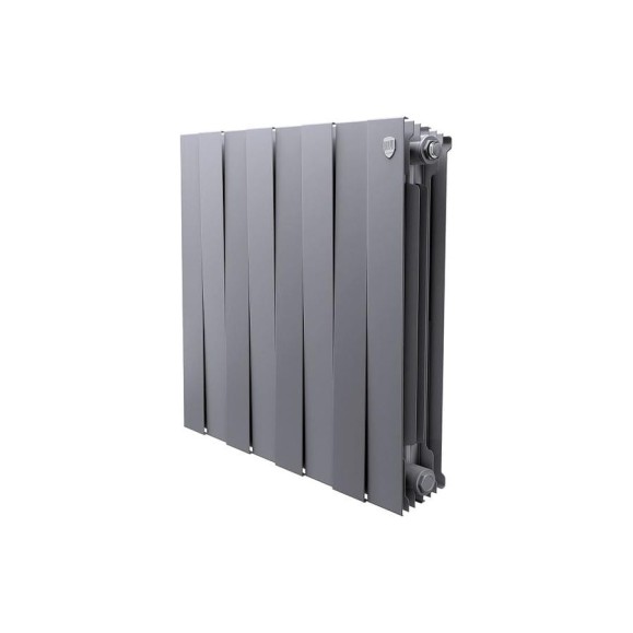 Радиатор биметаллический Royal Thermo PianoForte 500 Серебристый - 8 секц. НС-1682377