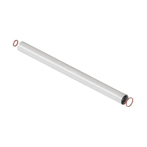 Удлинитель дымохода конденсационный коаксиальный ROMMER D60 RCA-8610-002000 PEE9H4AH8PG84G Удлинитель дымохода конденсационный коаксиальный ROMMER D60 RCA-8610-002000 PEE9H4AH8PG84G