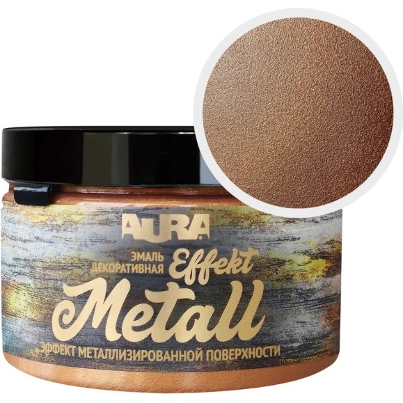 Эмаль AURA Effekt Metall бронза, 0.8 кг ADP164 Эмаль AURA Effekt Metall бронза, 0.8 кг ADP164