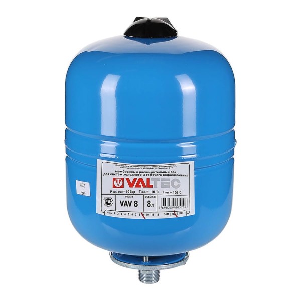 Бак расширительный для ГВС и ХВС Valtec, 35 л, синий VT.AV.B.060035