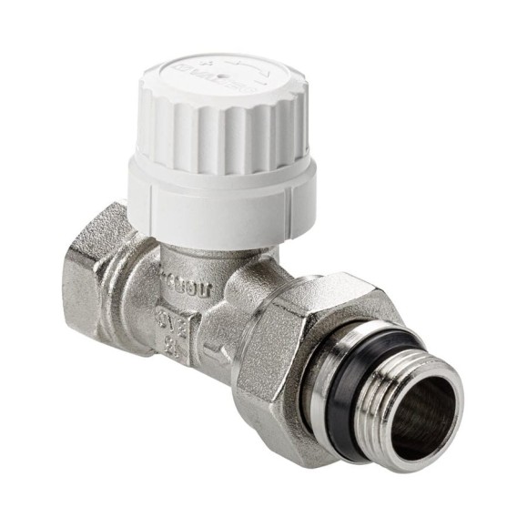 Клапан радиаторный прямой с преднастройкой Valtec DN15, 1/2 VT.038.NRC.04 Клапан радиаторный прямой с преднастройкой Valtec DN15, 1/2 VT.038.NRC.04