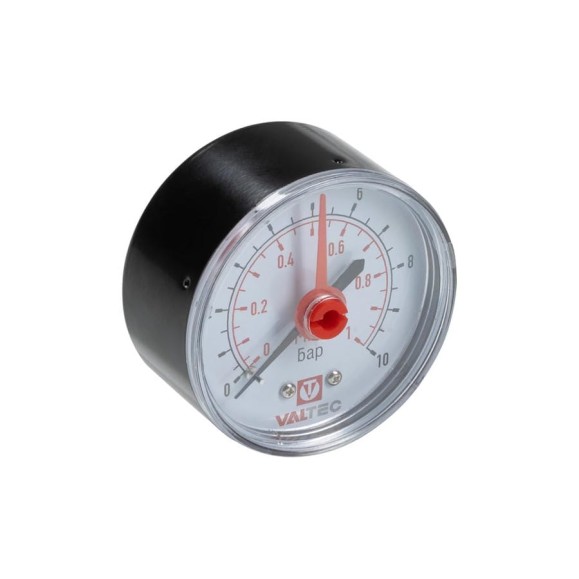 Манометр-индикатор с осевым подключением Valtec, 50 мм, 0-6 бар, 1/4 VT.TM50.TC.02