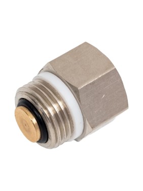 Клапан отсечной для воздухоотводчика Uni-Fitt НВ 1/2", никелированный 220N2001