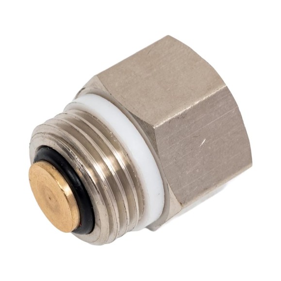 Клапан отсечной для воздухоотводчика Uni-Fitt НВ 1/2", никелированный 220N2001