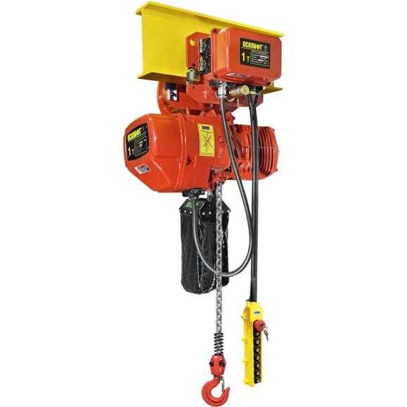 Цепная передвижная электрическая таль OCALIFT 01-01S г/п 1Т, высота 4,5м, 380в OCA0101ST45m Цепная передвижная электрическая таль OCALIFT 01-01S г/п 1Т, высота 4,5м, 380в OCA0101ST45m