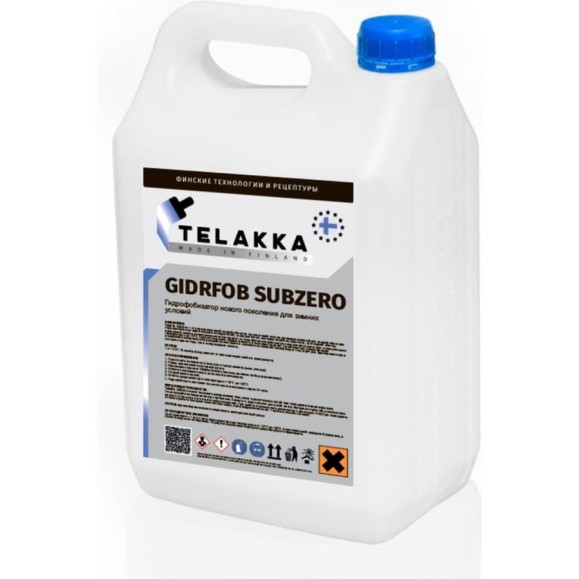 Гидрофобизатор при отрицательных температурах Telakka GIDROFOB SUBZERO 5л 4673763647896 Гидрофобизатор при отрицательных температурах Telakka GIDROFOB SUBZERO 5л 4673763647896