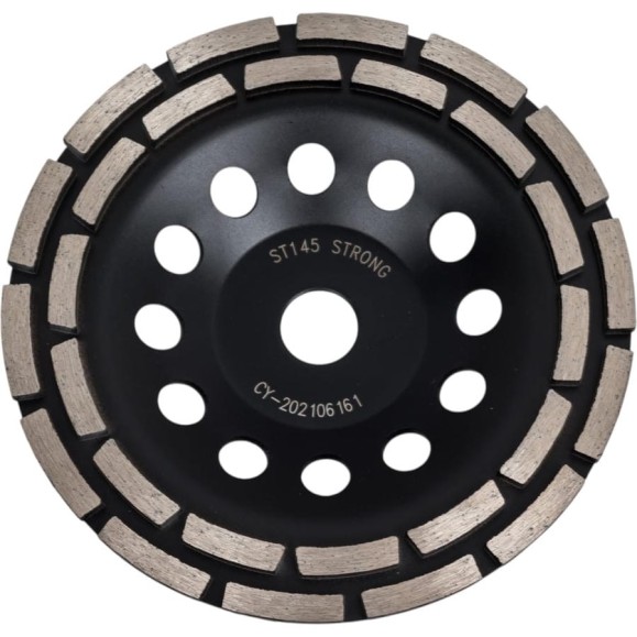 Алмазная чашка по бетону стд-145 180 мм, SEGMENT, черная Strong стд-14500180